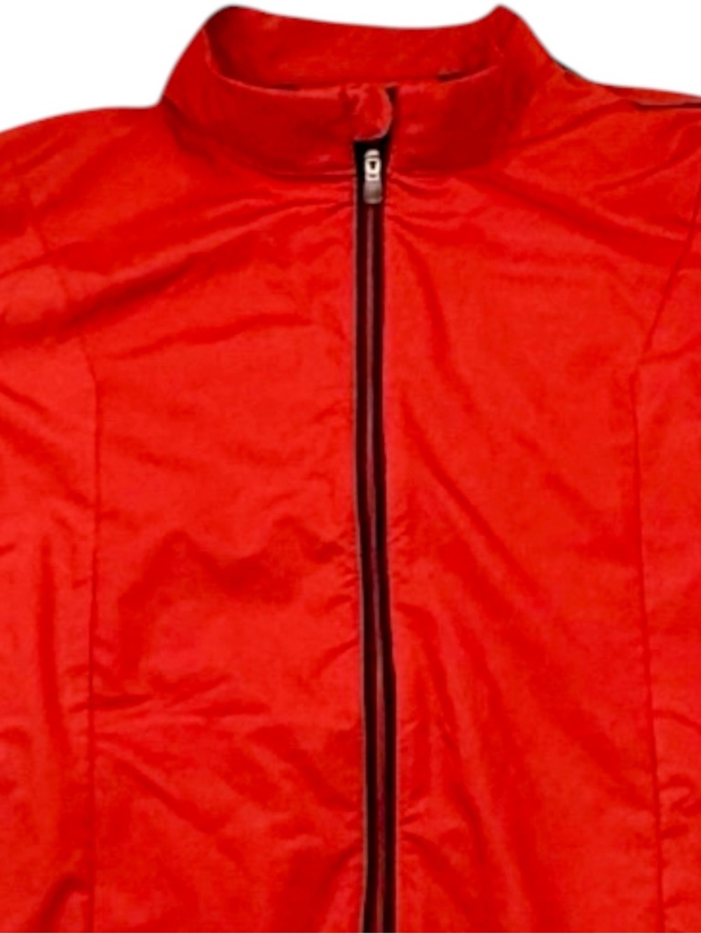 Adidas Golf ClimaProof Jacket Red Black Full Zip Windbreaker Mens XL Rain Sport